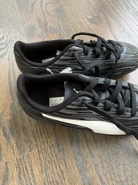 Puma Black Low-Top Lace-Up Sneakers